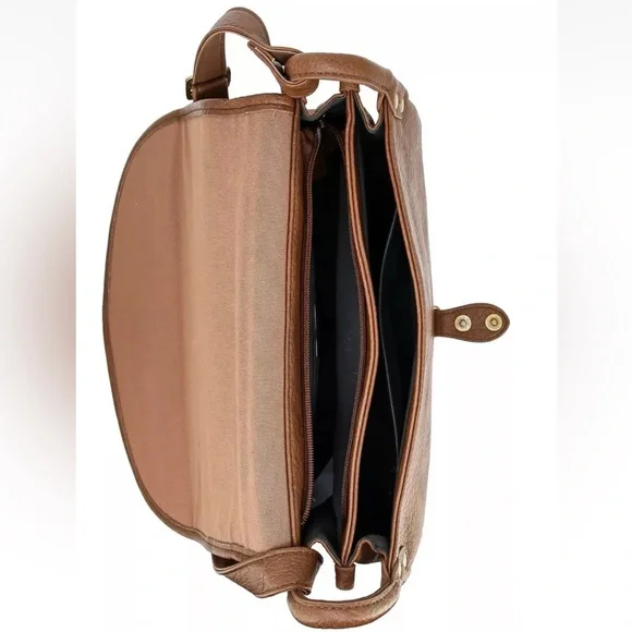 New large crossbody bag vintage effect - Picture 4 of 6